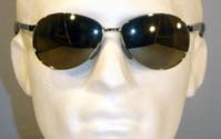 Armani Dark Olive Tinted Full Frame Sunglasses