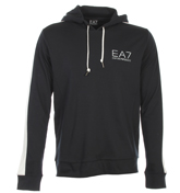 EA7 Dark Slate Hooded Sweatshirt