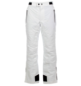 EA7 White Ski High Tech Trousers