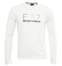 Emporio Armani EA7 White Long Sleeve T-Shirt