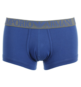 Emporio Armani Navy and Grey Trunks (1 Pair Pack)