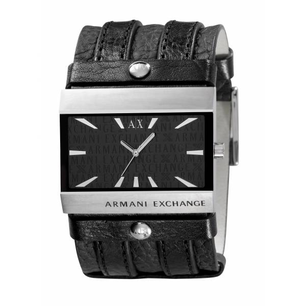 Armani Exchange Leather Cuff Watch AX1032
