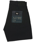 Armani Faded Blue Cotton Straight Leg Zip Fly Jeans (J31)