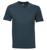 Faded Blue V-Neck T-Shirt