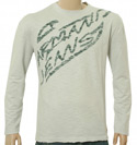 Green Long Sleeve T-Shirt With Large Logo