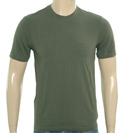 Green T-Shirt with Printed Logo
