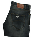 (J02) Blue Slim Fit Low Waist Jeans