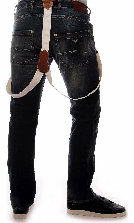 Armani Jeans 5 Pocket Brace Jeans