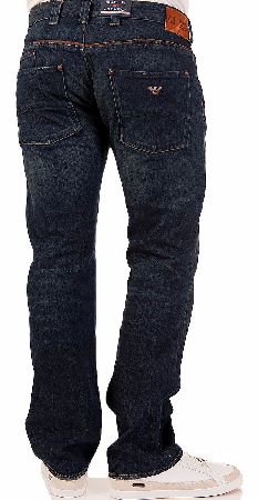 Armani Jeans Antifit Low Crotch Blue Jeans
