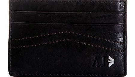 Armani Jeans Credit Card Holder Black