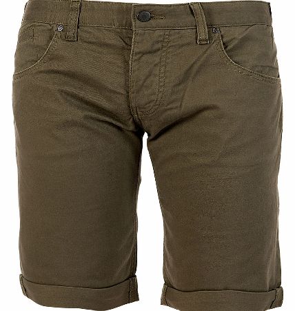 Armani Jeans Khaki Five Pocket Bermuda Shorts