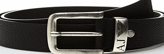 Armani Jeans Mens 931508CC886 Belt, Black-Schwarz (Nero 00020), 100 cm