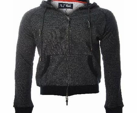 Armani Jeans Mixed Hooded Top
