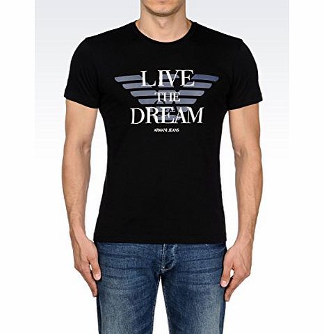 Armani Jeans Z6H70 Mens T-shirt Black