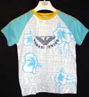 Armani Kids Beach Short Sleeved Cotton T-Shirt
