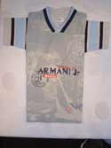 Armani Kids Grey V-Neck Short Sleeve Cotton T-Shirt
