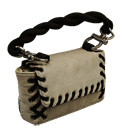 Armani Ladies Armani Beige Cord Handbag