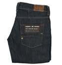 Armani Ladies Armani Dark Denim Low Waist Jeans