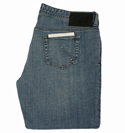 Armani Ladies Armani (J01) Mid Denim Low Front Slim Leg Jeans