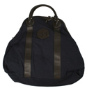 Ladies Armani Navy and Dark Brown Handbag