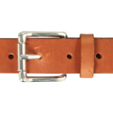 Armani Ladies Armani Tan Leather Buckle Belt