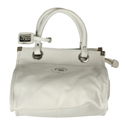 Ladies Armani White Leather Handbag