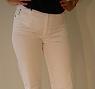 Armani Ladies White Cotton Trousers
