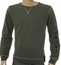 Armani Lead Grey Cotton Sweatshirt