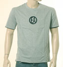 Mens Light Grey & Black Reversible Short Sleeve T-Shirt