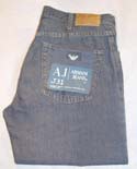 Armani Mens Lightweight Faded Denim Zip fly Jeans (J31)