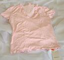 Armani Pink Fitted V neck Microfibre Undertop