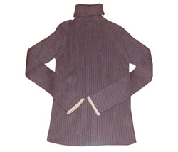 Armani Rib slim fit roll neck knit