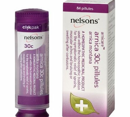 Arnicare Nelsons Homeopathic Indicated Arnica 30c - 84 Pillules
