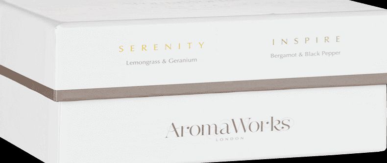 AromaWorks Ltd Duo Candle Set Inspire / Serenity