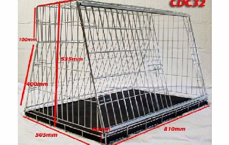 Arrows 32`` MEDIUM CAR DOG CAGE PET TRAVEL GUARD CRATE DESIGNED FOR HATCHBACK amp; ESTATE