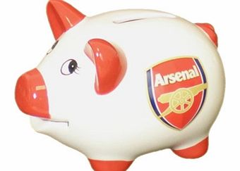 Arsenal Accessories  Arsenal FC Piggy Bank Money Box