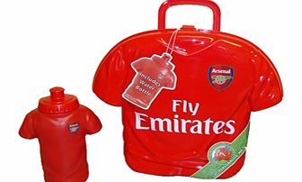 Arsenal Accessories  Arsenal FC Shirt Shape Lunch Box