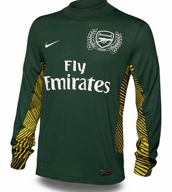 Arsenal Away Shirt Nike 2011-12 Arsenal Away Nike Goalkeeper Shirt (Kids)