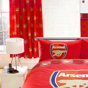 Arsenal Curtains - Tonal (54 inch drop)