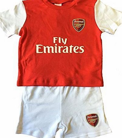 Arsenal F.C. Arsenal FC Baby Toddler Football Kit Shirt and Shorts Set (3 - 6 Months)
