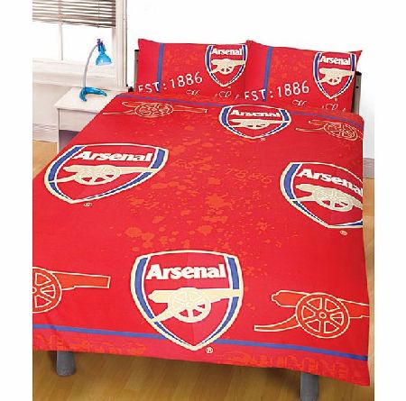 Arsenal FC Double Duvet Cover and Pillowcases