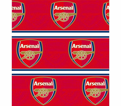 Arsenal FC Wallpaper Border and#39;Crestand39; Design