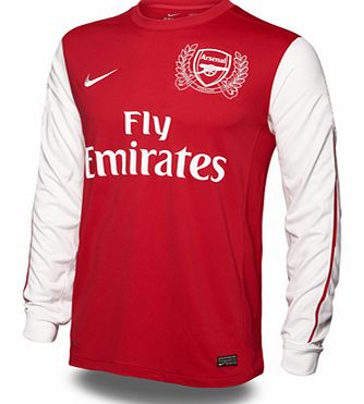 Arsenal Home Shirt Nike 2011-12 Arsenal Home Long Sleeve Football Shirt