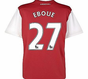 Arsenal Home Shirt Nike 2011-12 Arsenal Nike Home Shirt (Eboue 27)