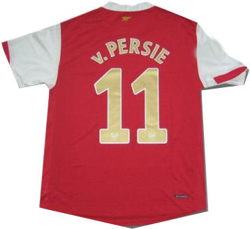 Arsenal Nike 07-08 Arsenal CL home (V.Persie 11)