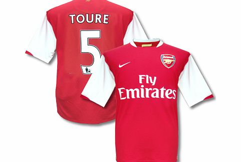 Arsenal Nike 07-08 Arsenal home (Toure 5)