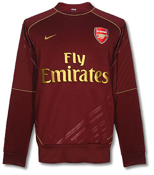 Arsenal Nike 07-08 Arsenal Lightweight Top (maroon)