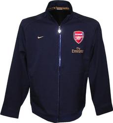 Official 07-08 Arsenal Lineup Jacket (Navy). Authentic Nike item available in sizes M L XL.