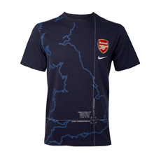 Arsenal Nike 09-10 Arsenal Graphic Tee (navy)