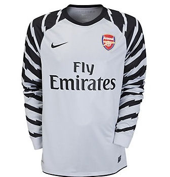 Arsenal Nike 2010-11 Arsenal Nike Goalkeeper Home Shirt